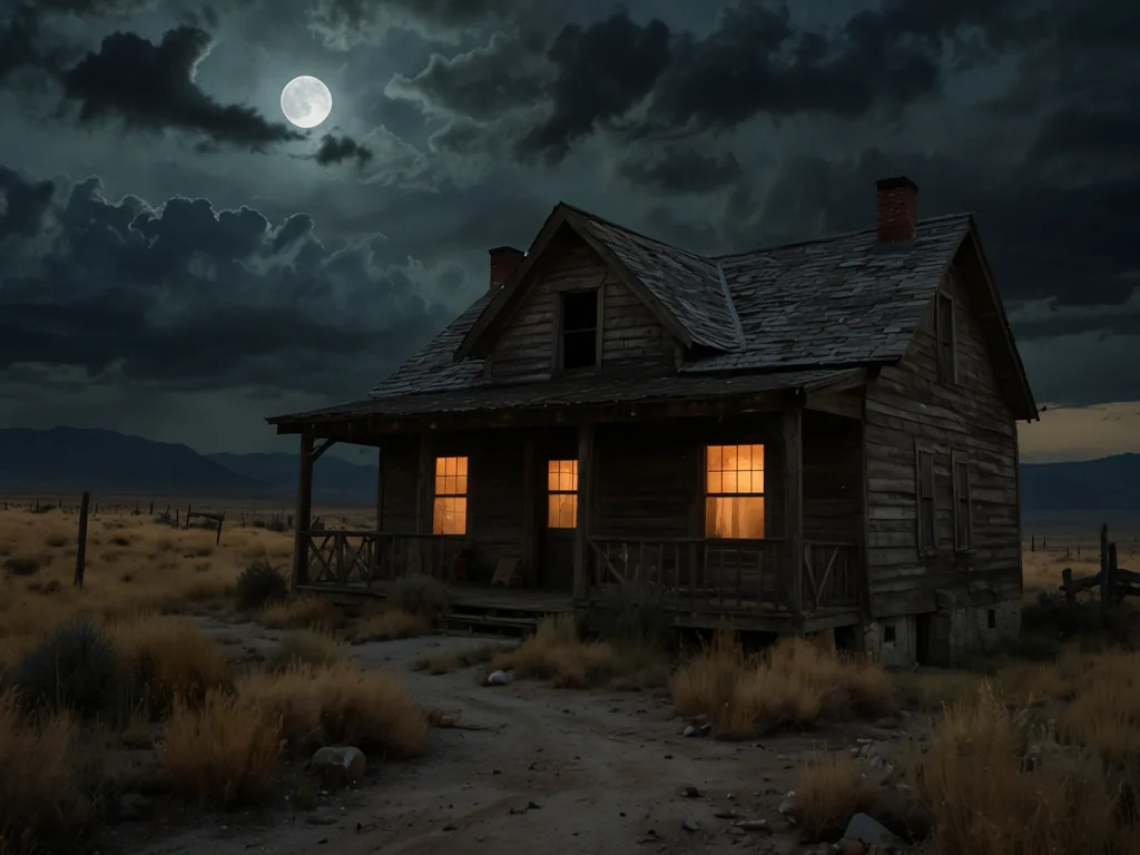 picture of a eerie house