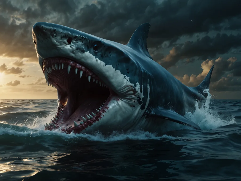 a terrific shark image