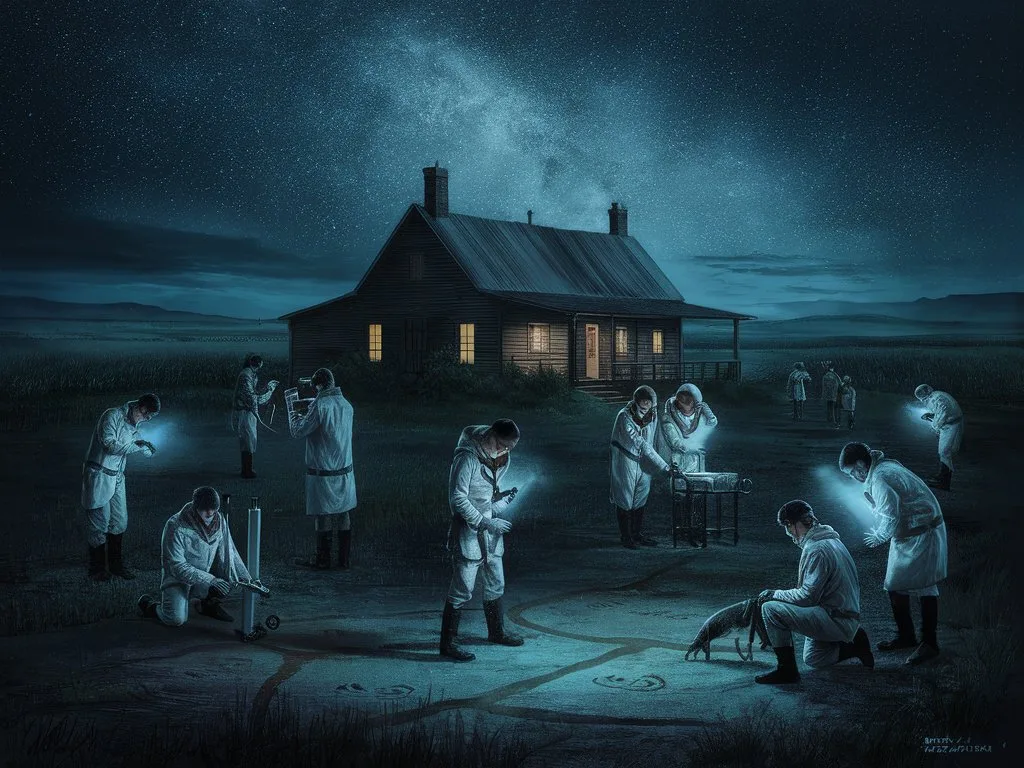 researchers on Skinwalker ranch