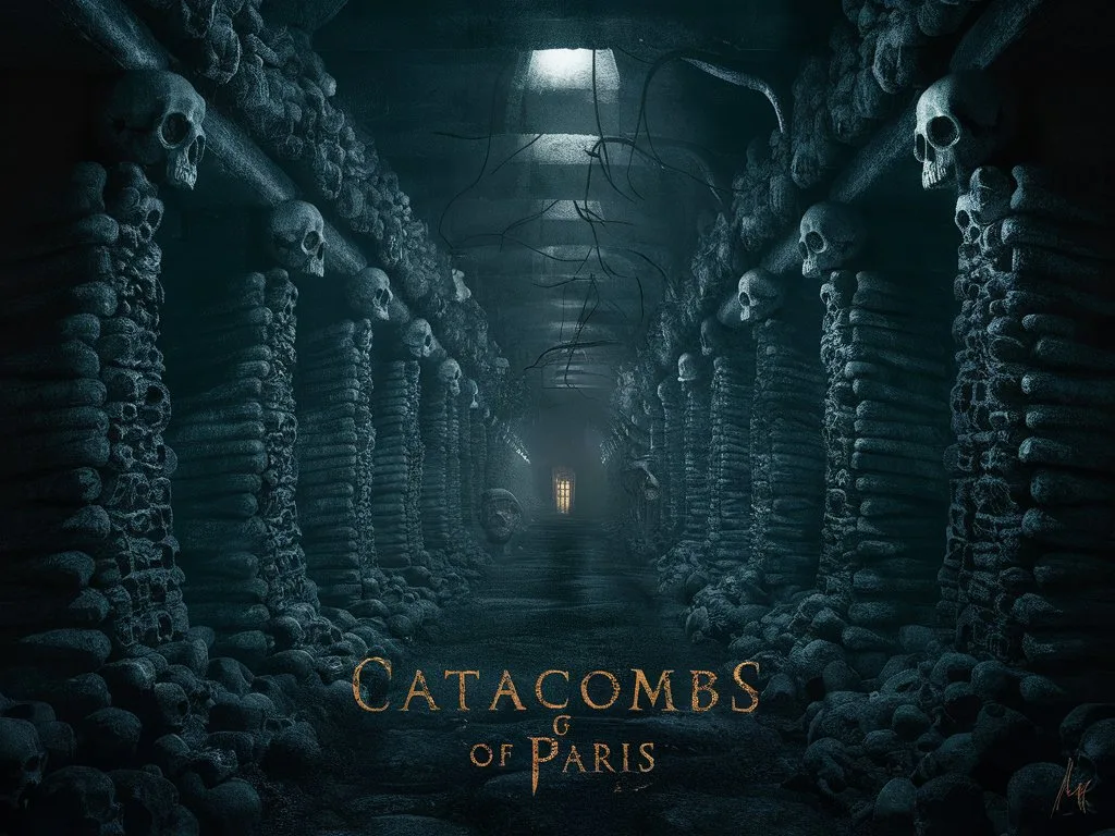 picture of catacombs of Paris