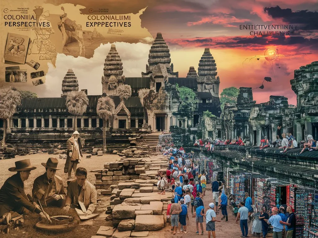 The Influence of Colonialism and Tourism of Angkor wat