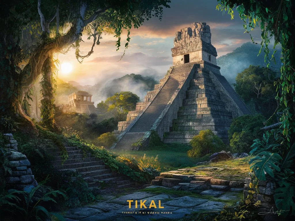 Tikal the ancient maya world