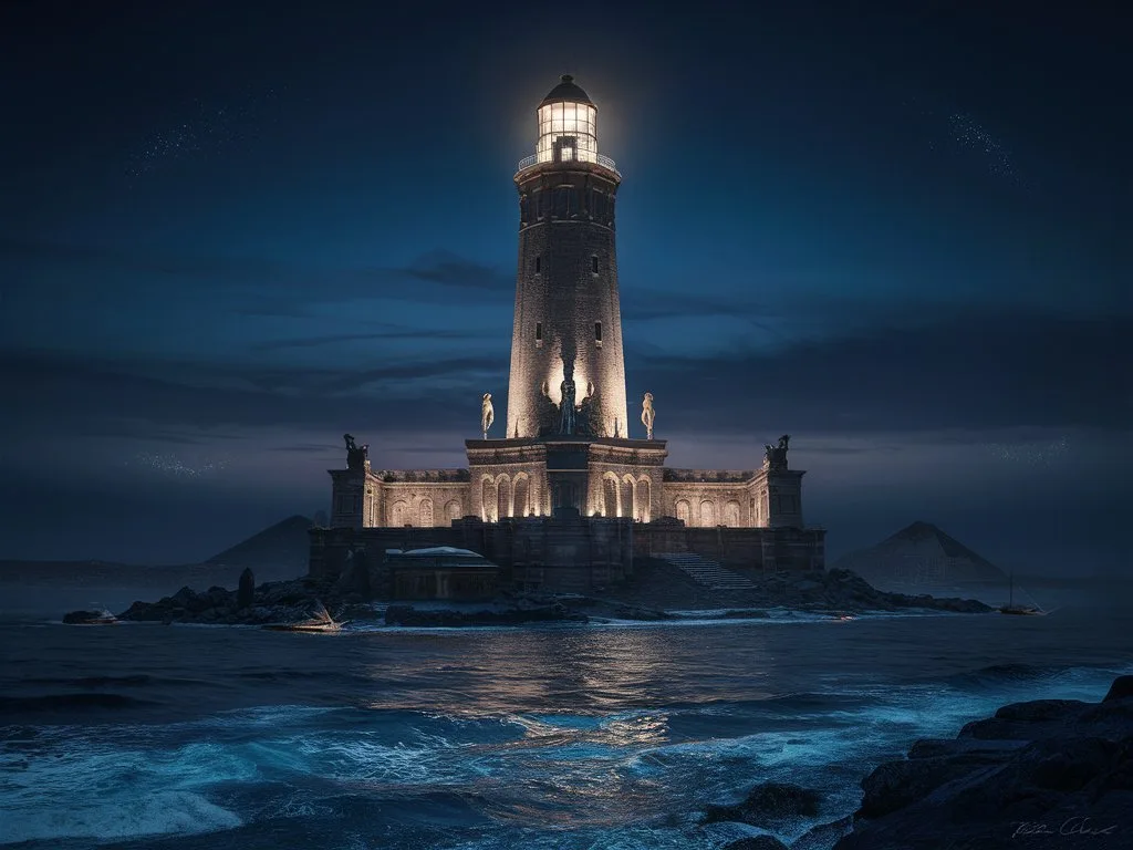 the lighthouse of Alexandria